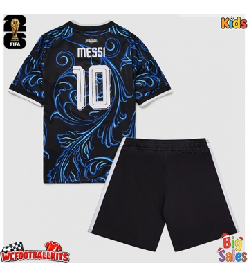 Argentina Lionel Messi #10 Replica Away Stadium Kit for Kids World Cup 2026 Short Sleeve (+ pants)